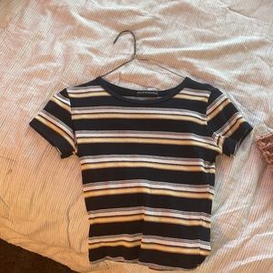 Brandy Melville one size striped shirt.